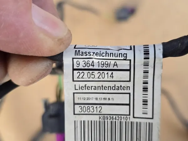 Parksensor Kabelbaum BMW G30 G31 OE 9364201 image 3