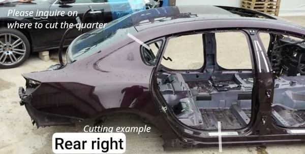 Panel de cuarto Maserati OEM 251745 - Trasero derecho image 2