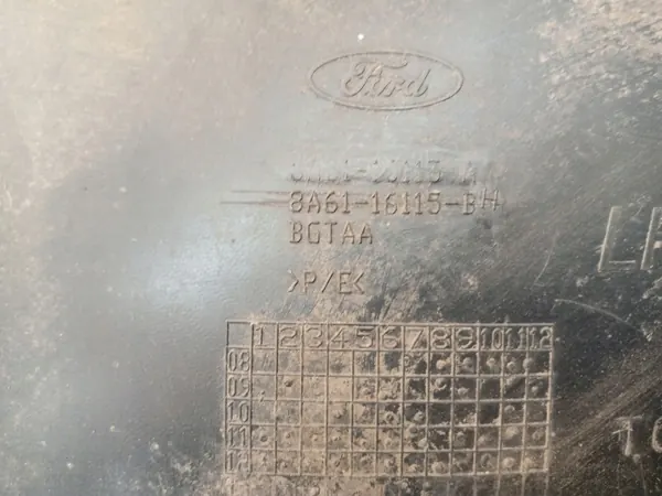 Pasos de rueda delantero izquierdo Ford Fiesta MK7 Lift 8A61-16115-BH image 4