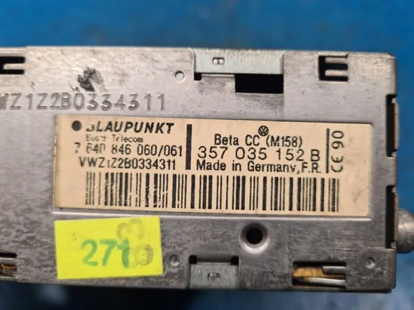 Radio Beta OEM 357035152B VW Passat B3 1.9 D:lle image 8