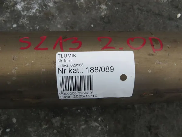 Silenciador de escape Mercedes OEM 188/089 para W213 2.0D image 8