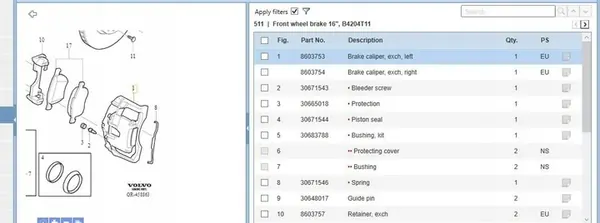 Vasemman etujarrusatulan Volvo S60 II 2015 8603757 image 9