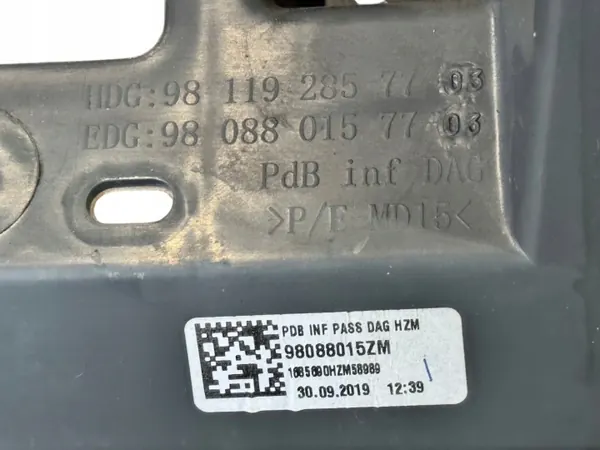 Rahmen Halterung Abdeckung OEM 98088015ZM Peugeot Expert III image 3