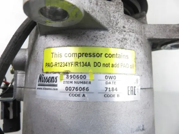 Nissens 890600 Begagnad AC-kompressor image 5