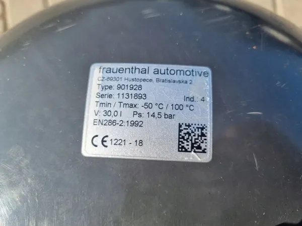 Tanque de ar 30L OEM 901928 para Volvo FH FL FE image 4