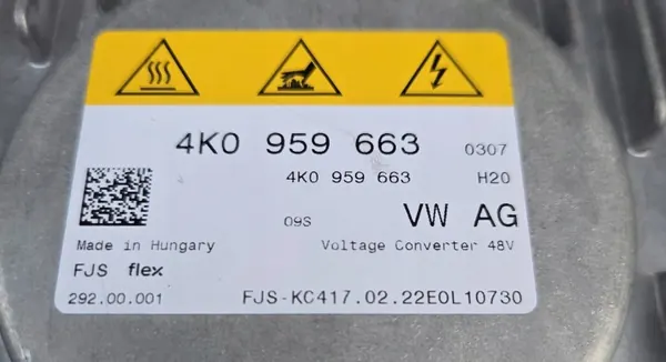 Conversor Tensão Audi A6 C8 OEM 4K0959663 image 3