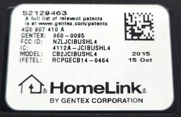 Audi A6 C7 Homelink portkontroller OEM 4G0907410A image 9