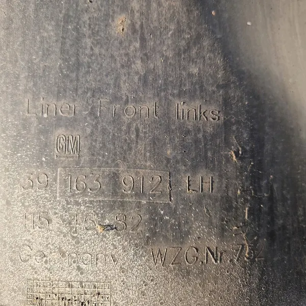 OPEL INSIGNIA B 2017- Front Left Wheel Arch image 4