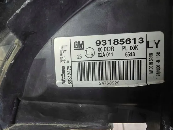 Lámpara Negra Izquierda Opel Vectra C Lift Signum Xenon image 5