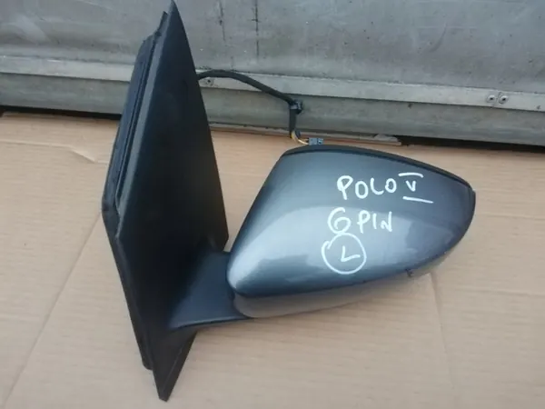 Vasen Peili VW Polo V 6R 6C 6 Pin OEM 6C1857507A image 2