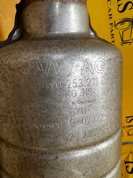 Katalysator avgasrör vänster Audi A8 D5 3.0 TFSI OEM 4N4253300E image 6