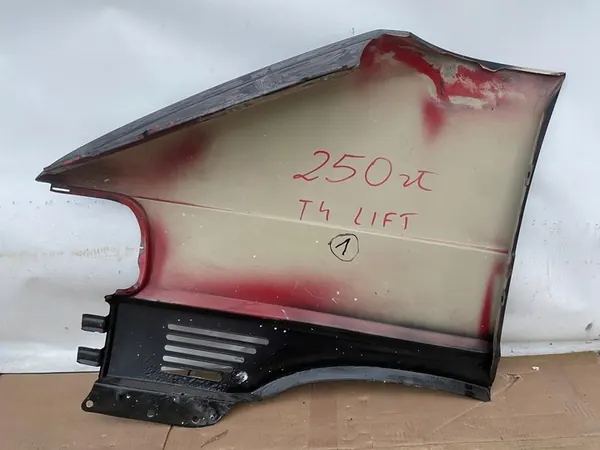 VW TRANSPORTER T4 LIFT 96- Främre Höger Skärm Svart OEM image 7