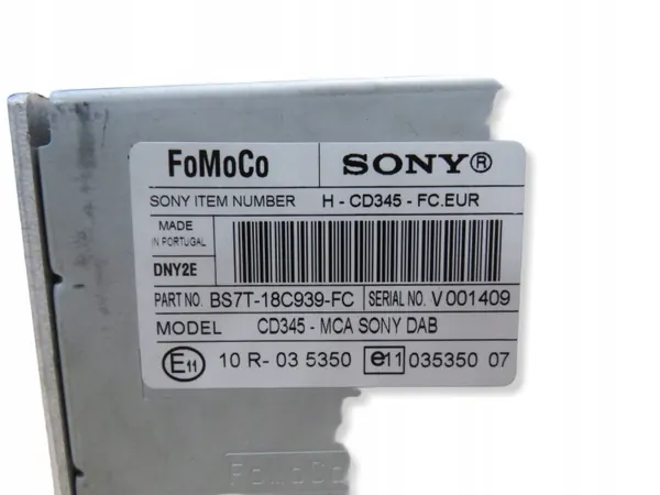 Panneau radio Ford OEM BS7T18C939FC pour S-Max/Mondeo image 10
