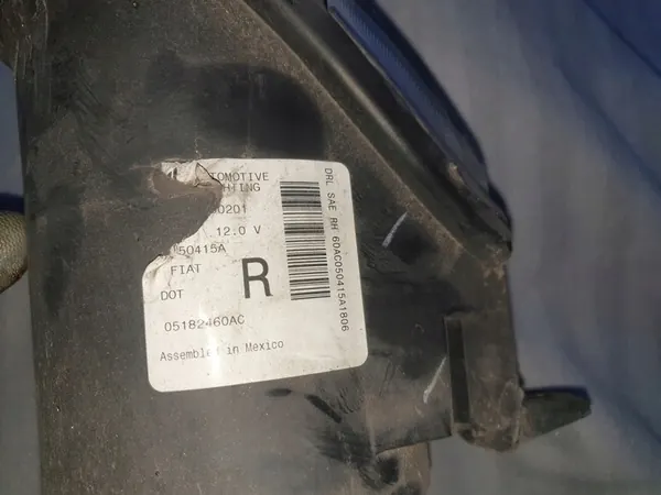 Sähkönäyttölamppu Fiat 500 500E USA image 4