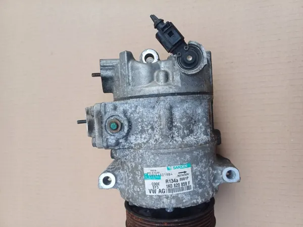 Gebruikte A/C-compressor OEM 1K0820859F voor VW Passat B6 image 3
