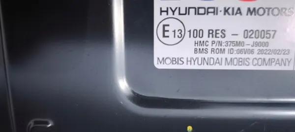 Batterie Hyundai Kona OEM 375M0-J9000 1.0 Hybride image 6