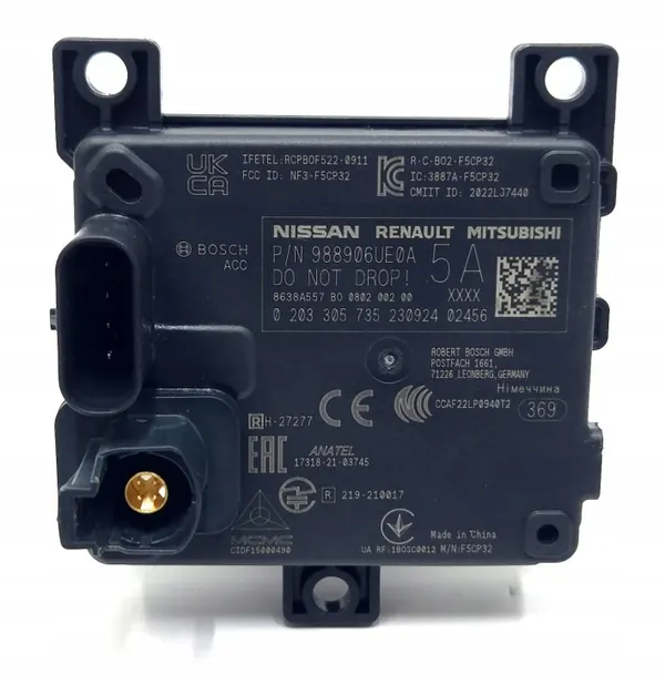 Radar ACC OEM 988906UE0A pour Nissan Renault Mitsubishi image 2