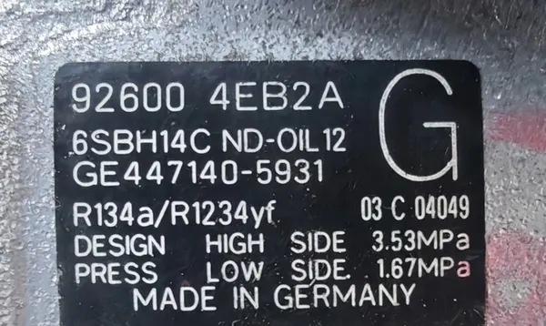 Compressore Aria Condizionata Nissan Qashqai J11 Renault Kadjar image 5