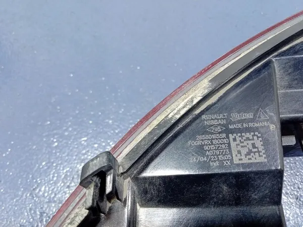 RENAULT CAPTUR II 19-24 FAROL DE NEBLINA TRASEIRO DIREITO 265801655R image 5