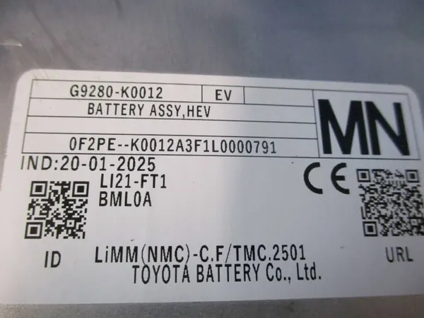 Gebrauchte Toyota Batterie OEM G9280K0012 10Ah image 6