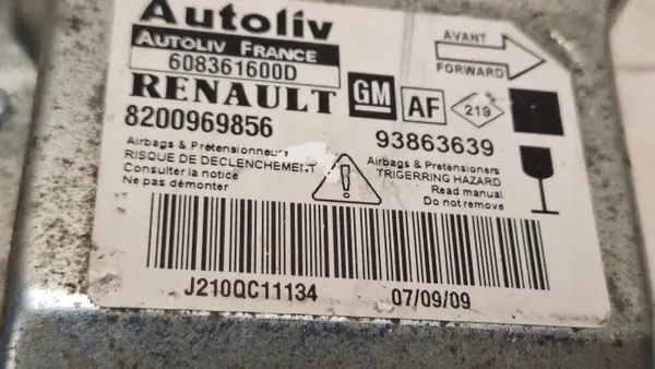 Module airbag OEM 93863639 pour Opel Vivaro Fourgon 2010 image 4