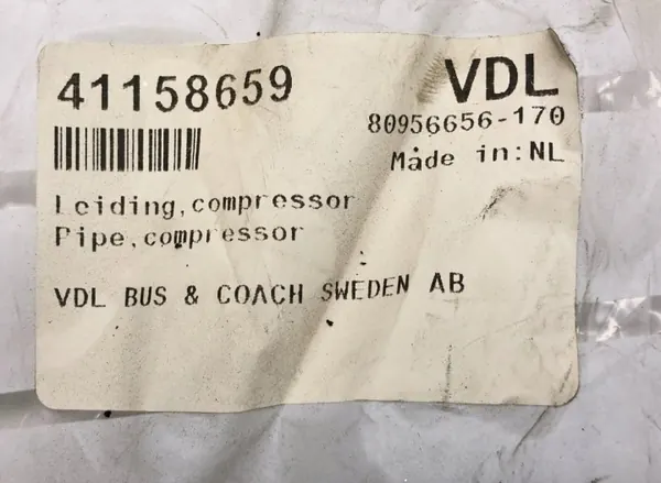 Mangueira compressor ar VDL OEM 41158659 - Usado image 6