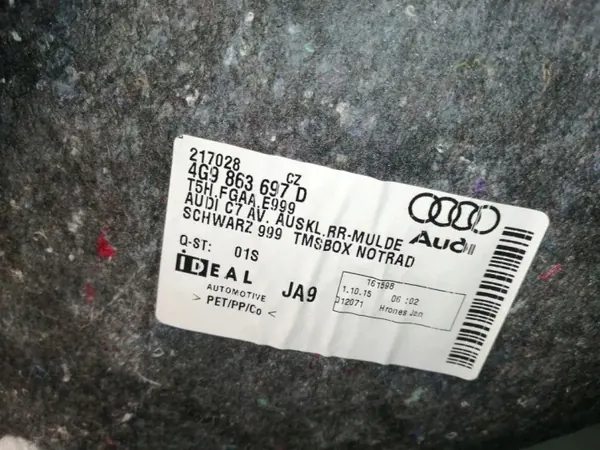 Fondo de maletero Audi OE 4G9863697D para A6 Avant image 3