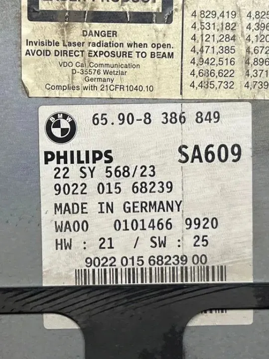 Changer CD BMW 3 E46 OEM 65908386849 Occasion image 4
