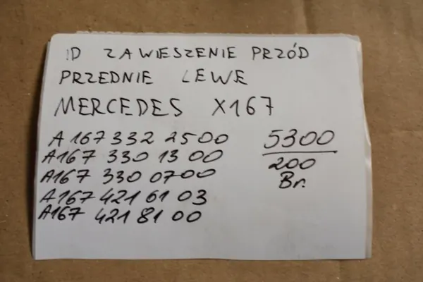 Voorlinker ophanging OEM A1673322500 Mercedes X167 image 9