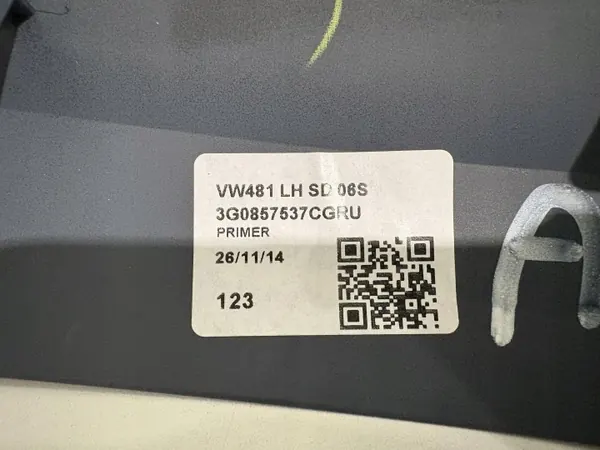 Capa Espelho Direito VW Passat B8 OEM 3G0857537C image 8