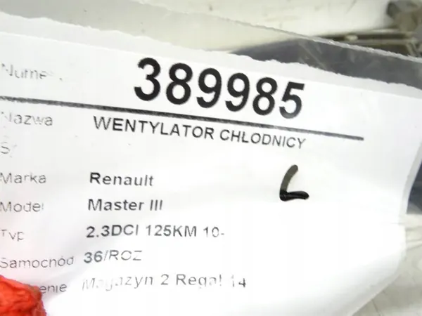 Radiatorventilator OEM 214815872R voor Renault Master III image 6