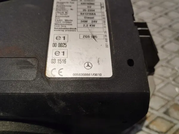 OEM 0058308661 Mercedes-Benz Luchtverwarmer - Gebruikt image 3