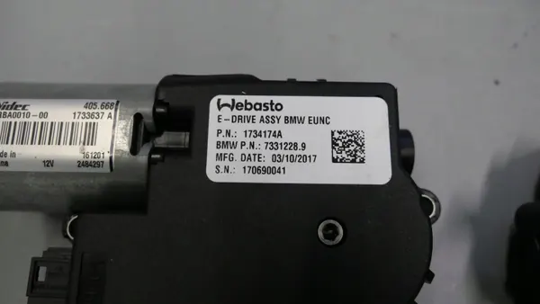 Motor de techo solar BMW OEM 7331228 X5 F15/X6 F16 image 3