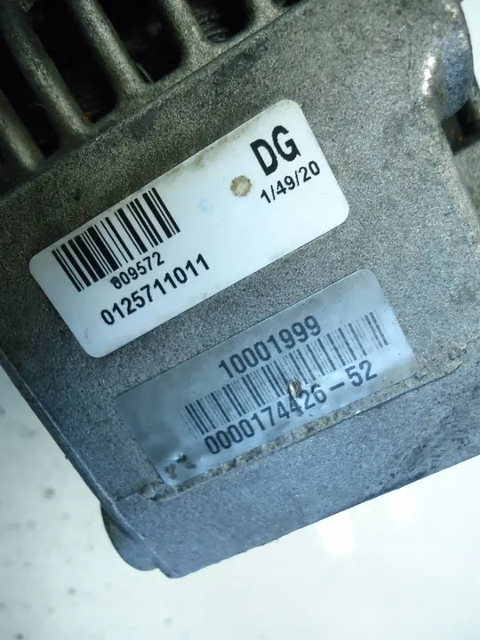 CITROEN C3 1.6 VTI Vaihtovirtageneraattori 0125711011 image 5