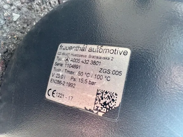 25L Luchttank OEM Zbiornik Butla Powietrza Mercedes image 6