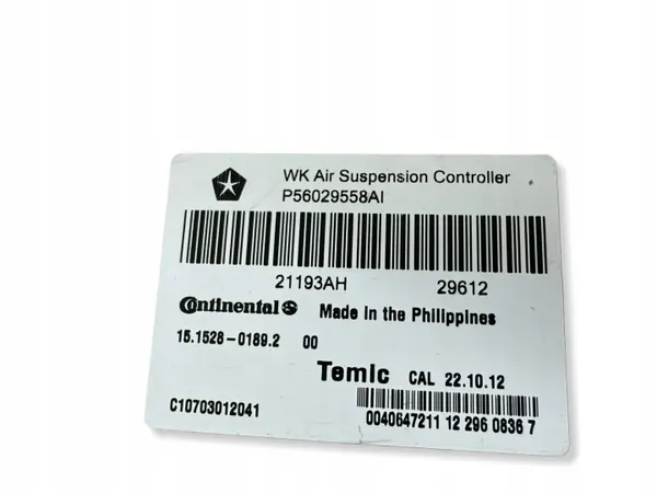 Jeep luftfjädringsmodul OEM P56029558AI image 9