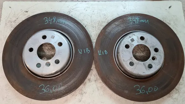 BMW Bremsensatz 348mm 345mm OE 34116891273 34116891274 image 3