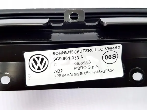 VW Passat B6 linker achterzonnescherm OEM 3C9861333A image 4