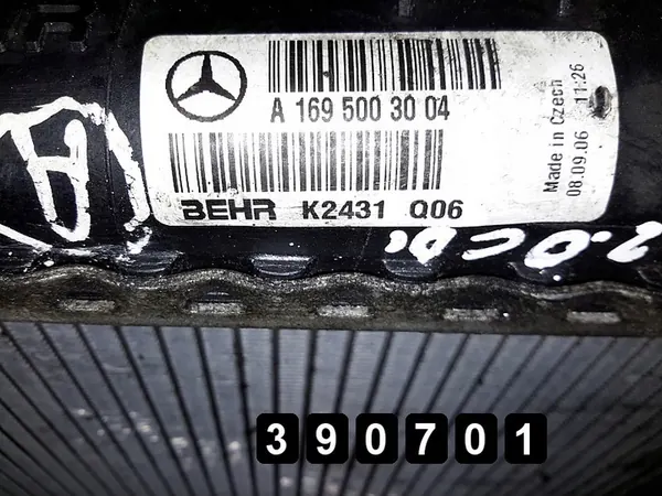 2007 Mercedes B-Klasse Koelradiator 2000CDI A1695001803 A1695003004 image 7
