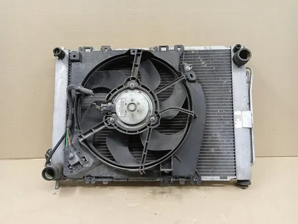KOMPLET CHŁODNIC WODY KLIMATYZACJI WENTYLATOR RENAULT CLIO III 3 1.5DCI image 4