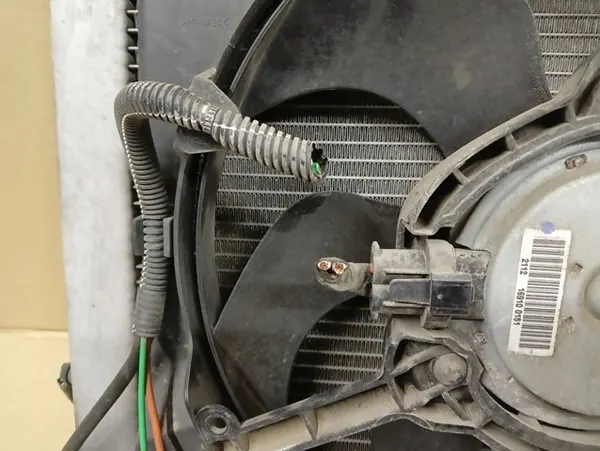 KOMPLET CHŁODNIC WODY KLIMATYZACJI WENTYLATOR RENAULT CLIO III 3 1.5DCI image 5