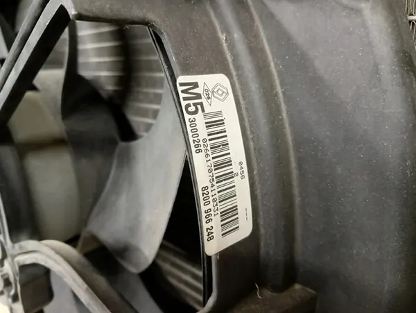 KOMPLET CHŁODNIC WODY KLIMATYZACJI WENTYLATOR RENAULT CLIO III 3 1.5DCI image 7