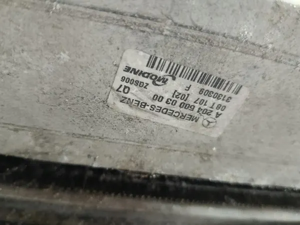 Kylfläktmontering Mercedes W212 S212 E63 W204 C-Klass C63 AMG image 10