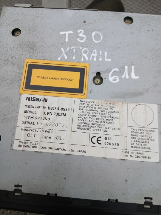 Nissan X-Trail T30 CD-Wechsler OEM PN-2302M image 3