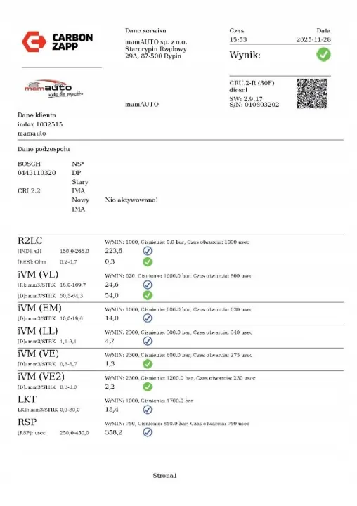 Suutin OEM 0445110320 Kia Ceed 1.6 CRDi:lle image 3