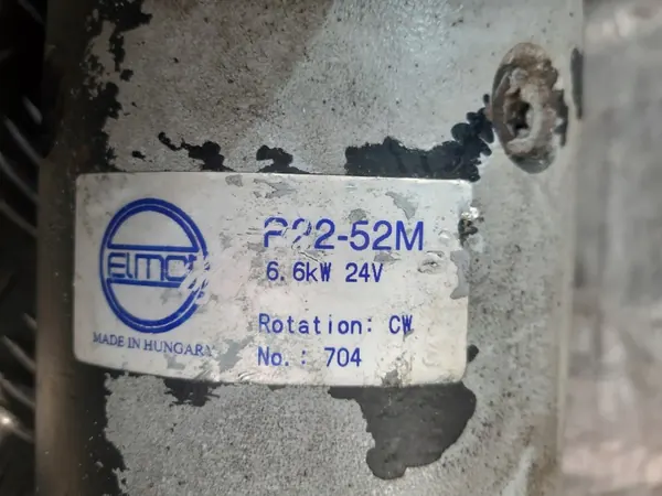 Démarreur Elmot R22-52M 6.6KW 24V - Occasion image 3