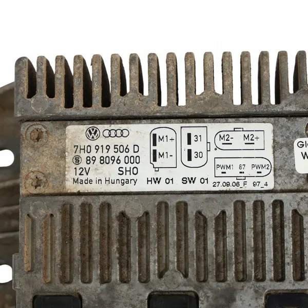 Module de Contrôle du Ventilateur de Refroidissement VW Transporter T5 7H0919506D image 4