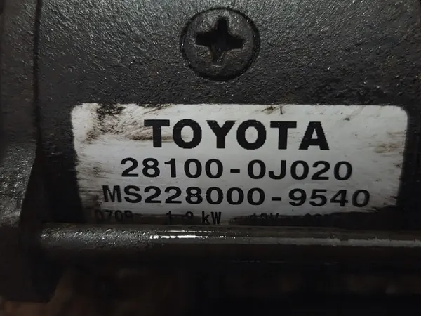 Motor de arranque Toyota Yaris I 1.3 28100-0J020 image 3