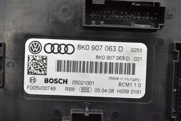 Módulo de Controle de Conforto Audi A4 B8 8K0907063D image 7