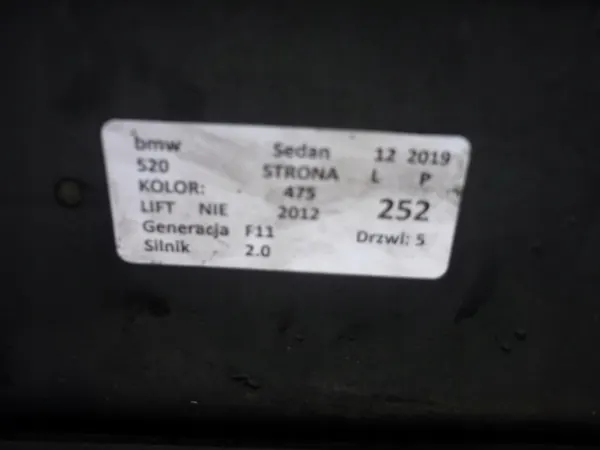 Radiador BMW 520 F11 OEM - Pieza original usada image 5
